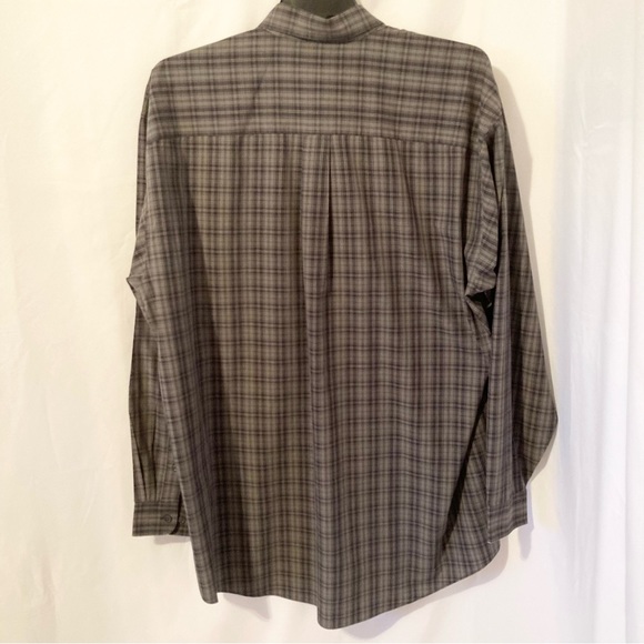 Van Heusen Plaid Dress Shirt 2XLT - Picture 2 of 3